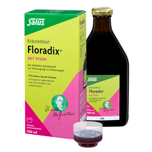 FLORADIX mit Eisen L&ouml;sung zum Einnehmen
