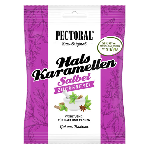 PECTORAL Salbei Bonbons zuckerfrei