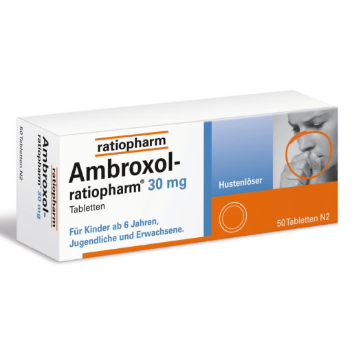 AMBROXOL-ratiopharm 30 mg Hustenl&ouml;ser Tabletten