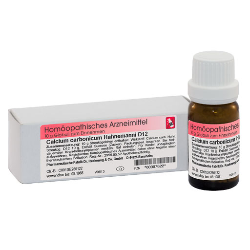 CALCIUM CARBONICUM Hahnemanni D 12 Globuli