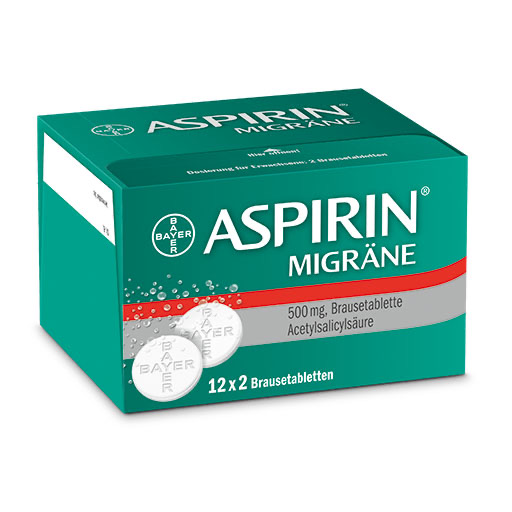 ASPIRIN MIGR&Auml;NE 500 mg Brausetabletten