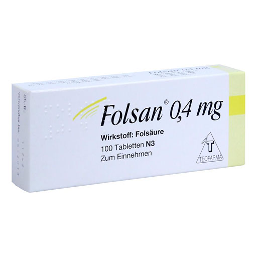 FOLSAN 0,4 mg Tabletten