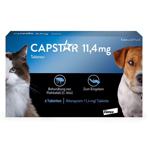 CAPSTAR 11,4 mg Tabletten f.Katzen/kleine Hunde