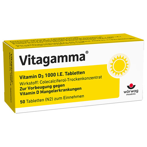 VITAGAMMA Vitamin D3 1.000 I.E. Tabletten
