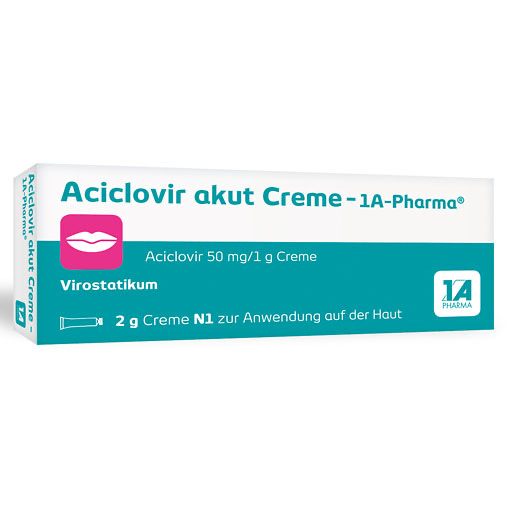 ACICLOVIR akut Creme-1A Pharma
