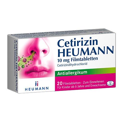 CETIRIZIN Heumann 10 mg Filmtabletten
