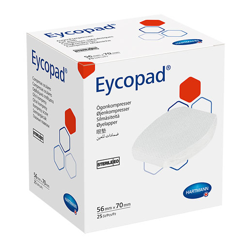 EYCOPAD Augenkompressen 56x70 mm steril