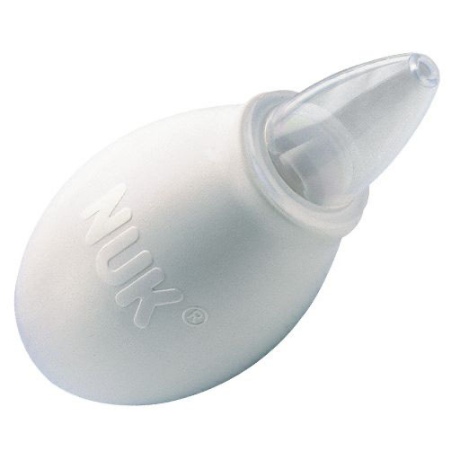 NUK Nasensauger Gr.1 wei&szlig; Krt.