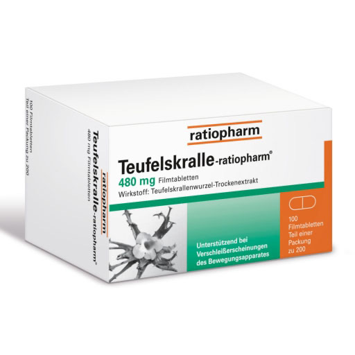 TEUFELSKRALLE-RATIOPHARM Filmtabletten