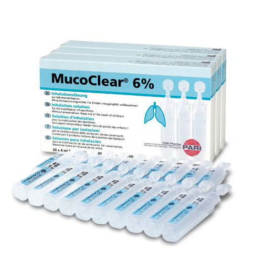 MUCOCLEAR 6% NaCl Inhalationsl&ouml;sung