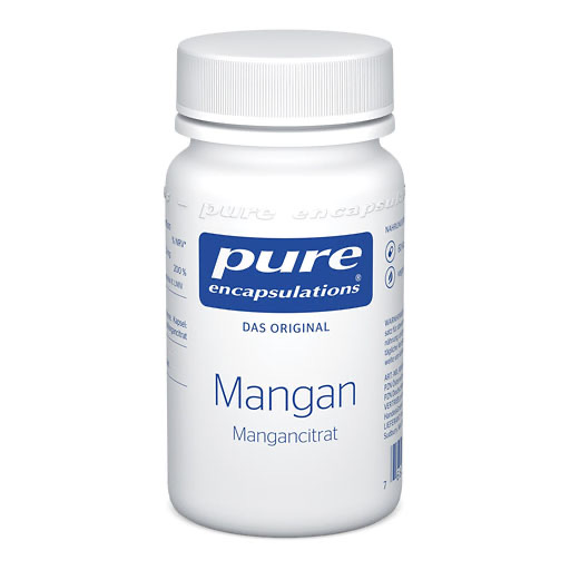 PURE ENCAPSULATIONS Mangan Mangancitrat Kapseln