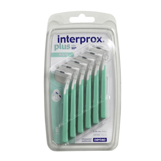 INTERPROX plus micro gr&uuml;n Interdentalb&uuml;rste