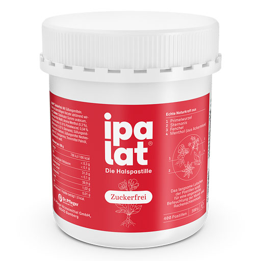 IPALAT Halspastillen zuckerfrei