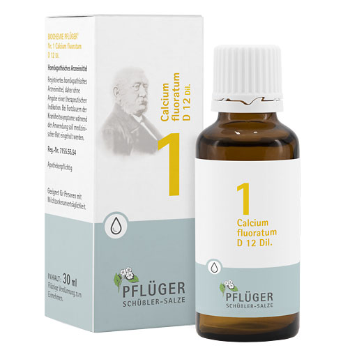 BIOCHEMIE Pfl&uuml;ger 1 Calcium fluoratum D 12 Tropfen