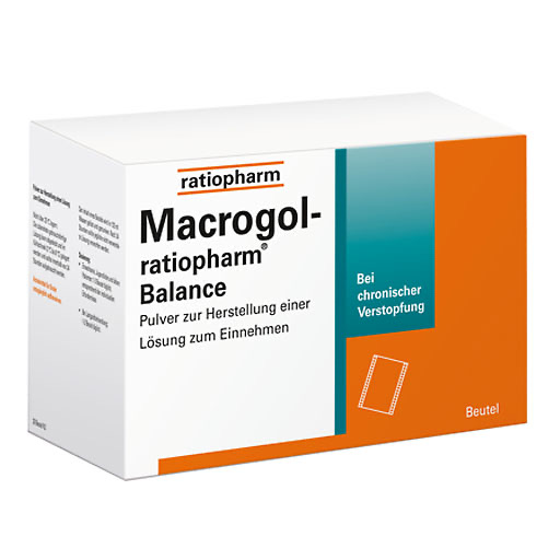 MACROGOL-ratiopharm Balance Plv.z.H.e.L.z.Einn.