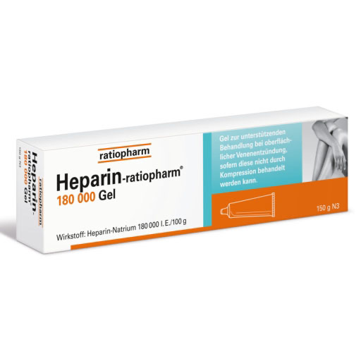 HEPARIN-RATIOPHARM 180.000 I.E. Gel