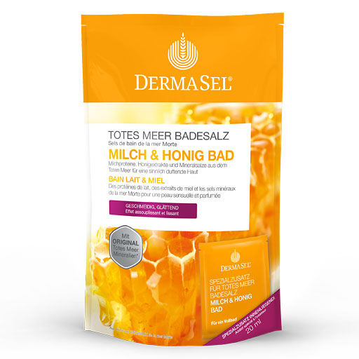 DERMASEL Totes Meer Badesalz+Milch&Honig SPA