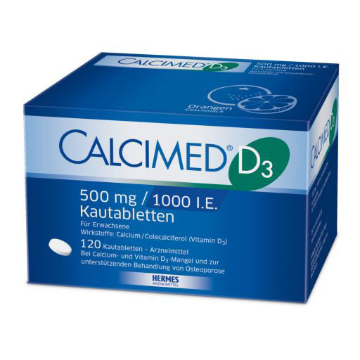 CALCIMED D3 500 mg/1000 I.E. Kautabletten