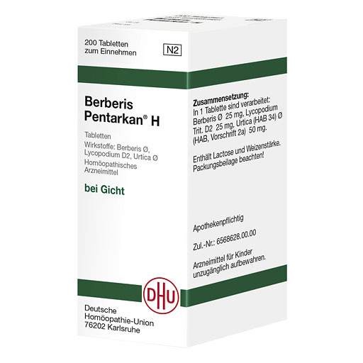 BERBERIS PENTARKAN H Tabletten