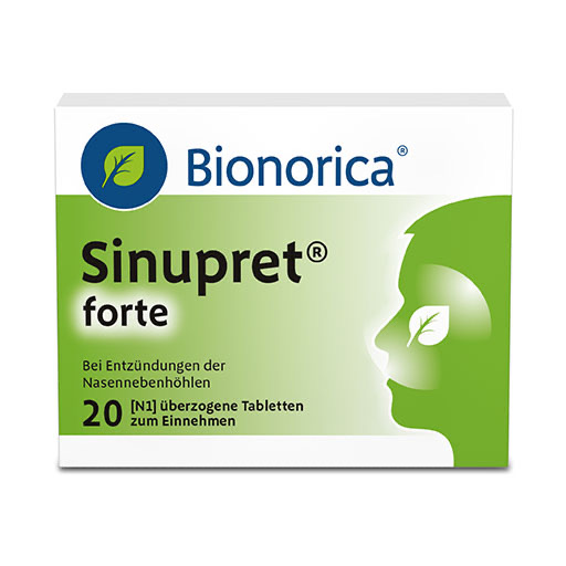 SINUPRET forte &uuml;berzogene Tabletten