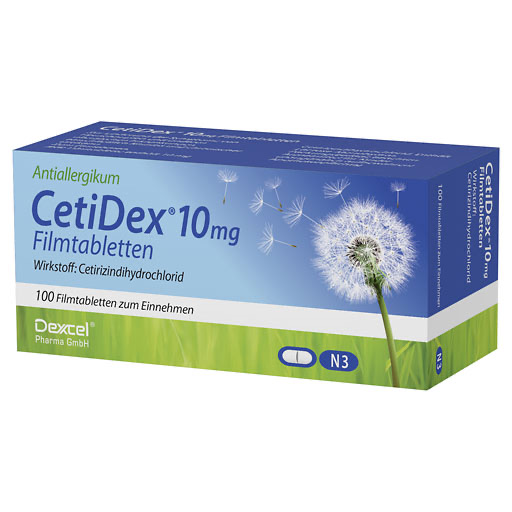 CETIDEX 10 mg Filmtabletten