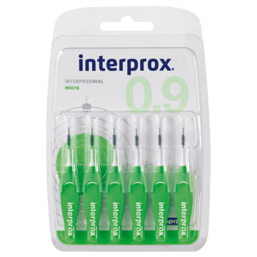 INTERPROX reg micro gr&uuml;n Interdentalb&uuml;rste Blis.
