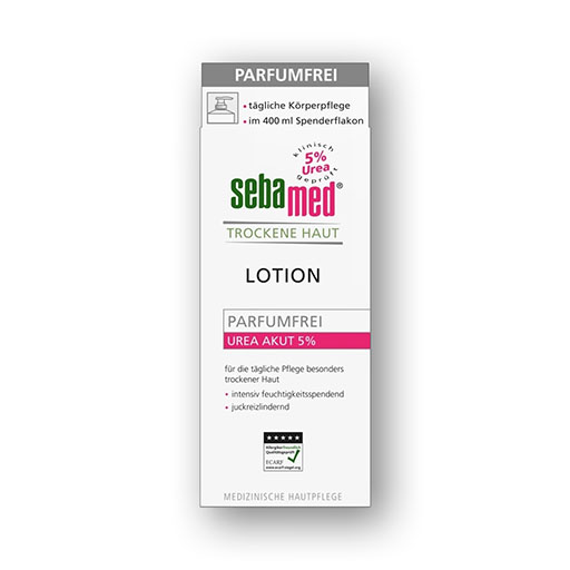 SEBAMED Trockene Haut Lotion Urea 5% parf&uuml;mfrei