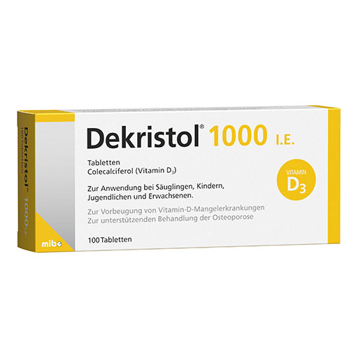 DEKRISTOL 1.000 I.E. Tabletten