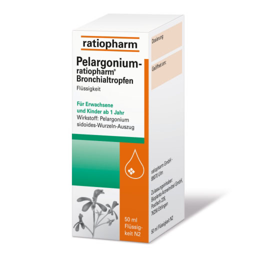 PELARGONIUM-RATIOPHARM Bronchialtropfen