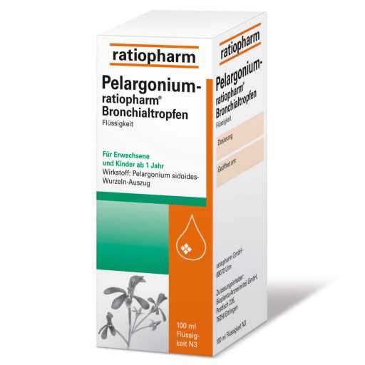PELARGONIUM-RATIOPHARM Bronchialtropfen