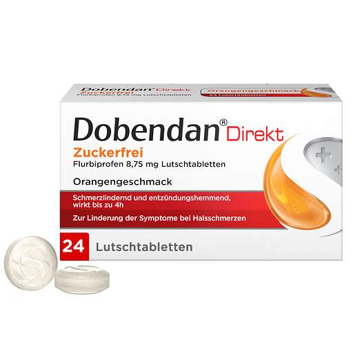 DOBENDAN Direkt zuckerfrei Flurbiprofen 8,75mg Lut