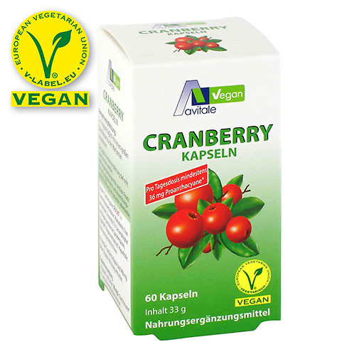 CRANBERRY VEGAN Kapseln 400 mg