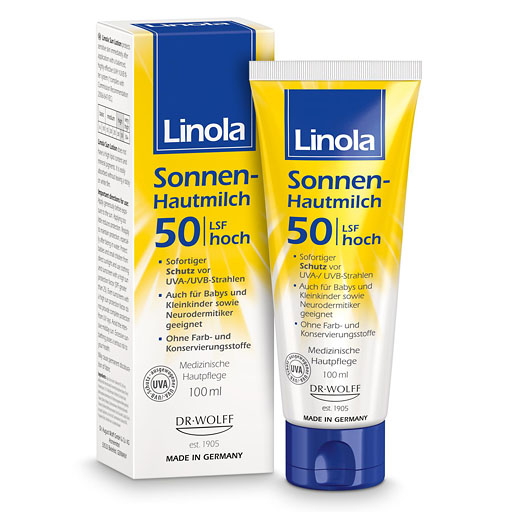 LINOLA Sonnen-Hautmilch LSF 50