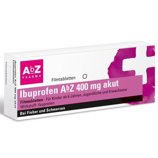 IBUPROFEN AbZ 400 mg akut Filmtabletten