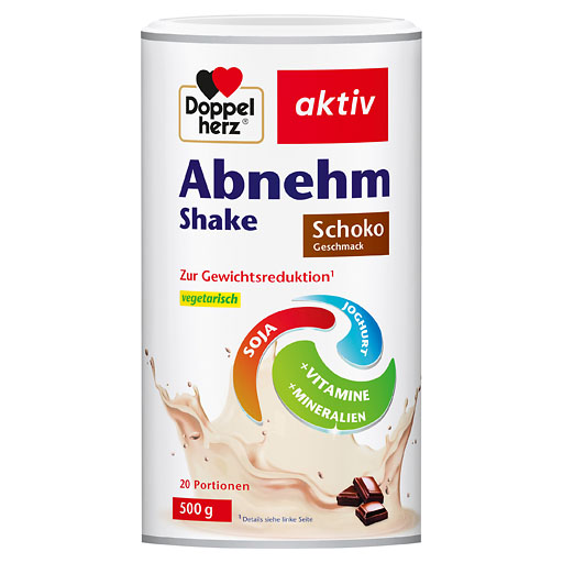 DOPPELHERZ Abnehm Shake Schoko Pulver