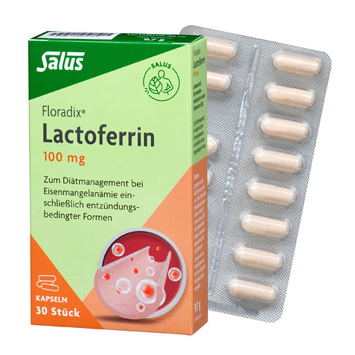 FLORADIX Lactoferrin 100 mg Kapseln