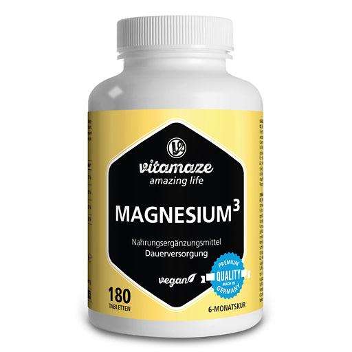 MAGNESIUM 350 mg Komplex Citrat/Oxid/Carbon.vegan