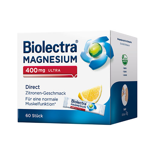 BIOLECTRA Magnesium 400 mg ultra Direct Zitrone