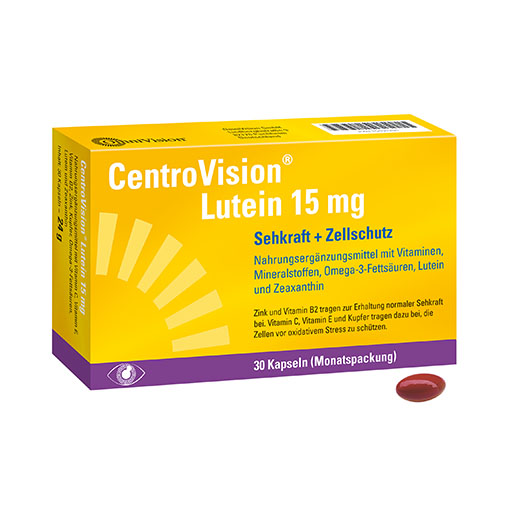CENTROVISION Lutein 15 mg Kapseln