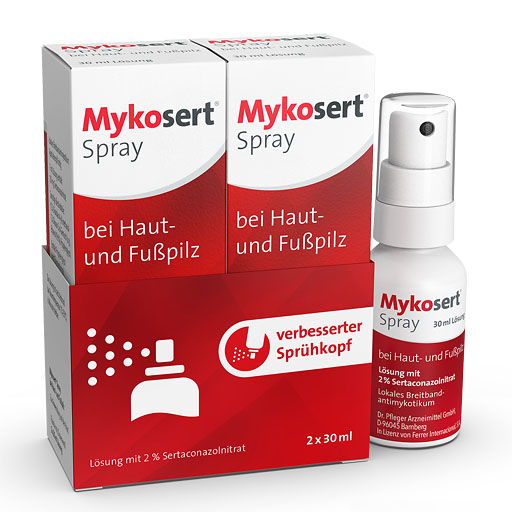 MYKOSERT Spray bei Haut- und Fu&szlig;pilz