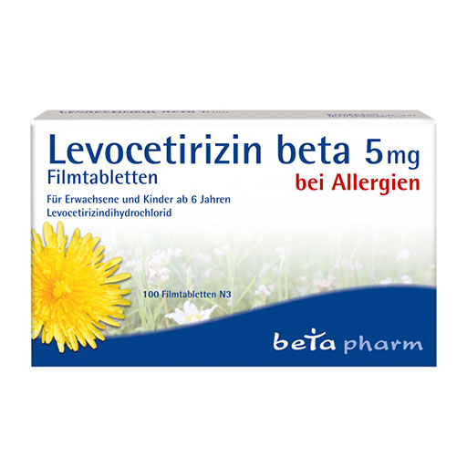 LEVOCETIRIZIN beta 5 mg Filmtabletten