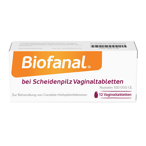 BIOFANAL bei Scheidenpilz 100 000 I.E. Vaginaltab.