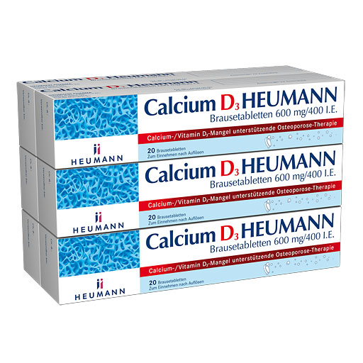 CALCIUM D3 Heumann Brausetabletten 600 mg/400 I.E.