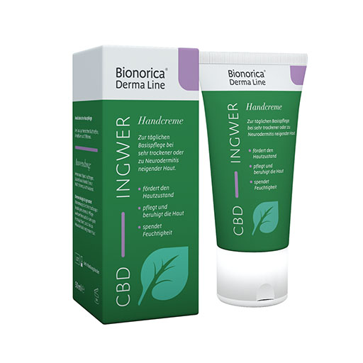 DERMA LINE Handcreme Ingwer-CBD Bionorica