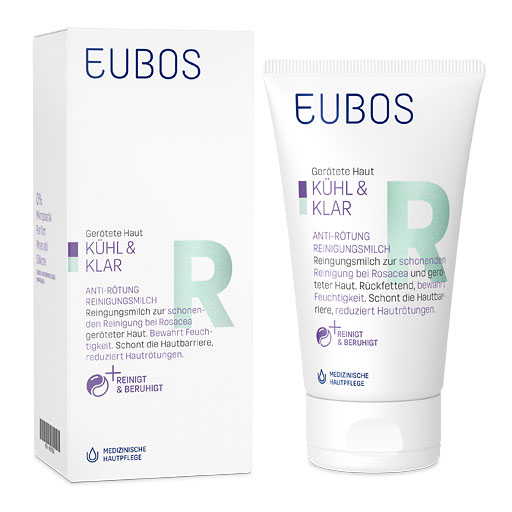 EUBOS K&Uuml;HL & KLAR Anti-R&ouml;tung Reinigungsmilch