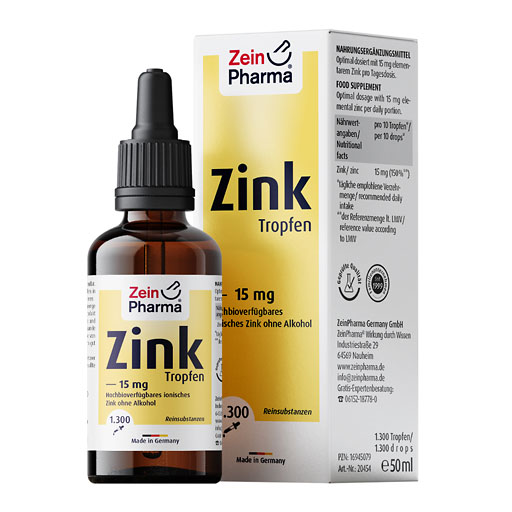 ZINK TROPFEN 15 mg ionisiert