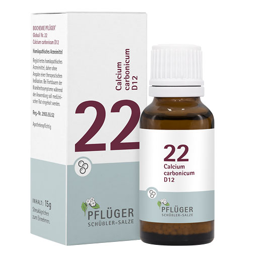 BIOCHEMIE Pfl&uuml;ger 22 Calcium carbonicum D 12 Glob.