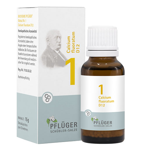 BIOCHEMIE Pfl&uuml;ger 1 Calcium fluoratum D 12 Globuli