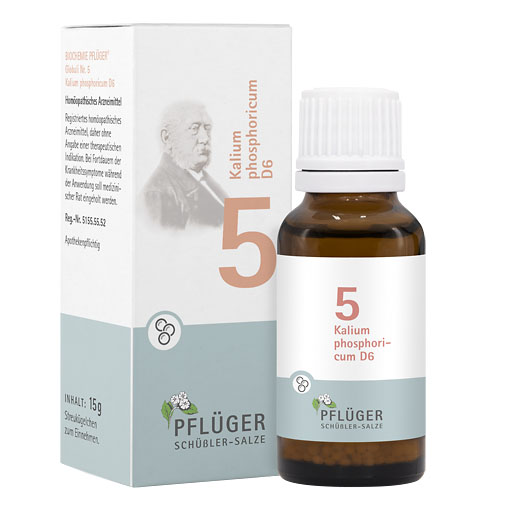 BIOCHEMIE Pfl&uuml;ger 5 Kalium phosphoricum D 6 Glob.