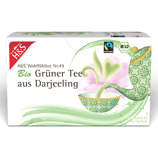 H&S Bio Gr&uuml;ner Tee aus Darjeeling Filterbeutel